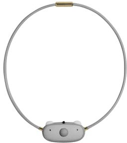 Airvida C1 Collier purificateur d'air ionique portable (Gris Koala) | Rechargeable par USB - 28h d’autonomie | Spécialement conçu pour les enfants