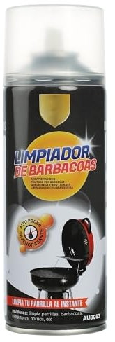 H HANSEL HOME Spray de Limpieza Profesional para Parrilla, Horno y Barbacoa - Potente Eliminador de Grasa y Suciedad - 400ml, 1 Unidad