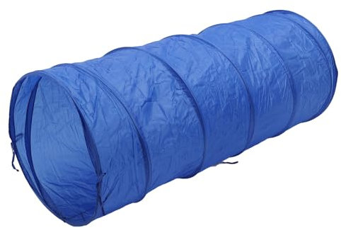 Hundetunnel, Agility-Trainingsausrüstung 23,62 X 118,11 Zoll Übungsspieltunnel für Kleine Mittelgroße Hunde, Hunde-Agility-Parcours-Hinterhof-Set, Großer Hindernisparcours für