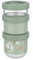 Mepal Snackbox Stack 3 pieces Mio Little Dutch, Stack as many as you need, Microwave and Freezer Safe, Leakproof, 100 and 175 and 275 ml, Little Farm