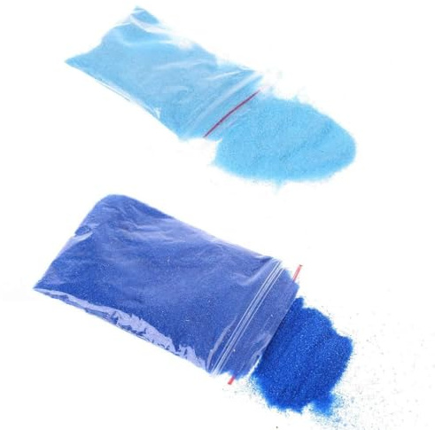 XuQiZZpp 1 lot de sable bleu pour décoration de paysage