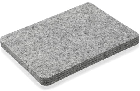 Aeaocvo Almohadilla de fieltro de aguja, almohadilla de esponja gris, almohadillas de fieltro de aguja de 7 x 9 pulgadas para cualquier suministro de fieltro de lana