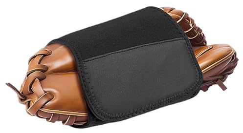 Whnbuij Omlindningsband baseballhandske – elastiskt band med stötdämpning, bälte för baseballhandske – för att snabbt forma väskan och för hockey, ungdomar och vuxna