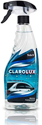 Sisbrill Clarolux con Repelente - Repelencia instantánea del agua - Transparencia en los cristales - 750 ml