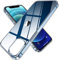Syncwire Hülle für iPhone 12 Mini 5.4 - Transparent Kratzfest Schutzhülle, Fallschutz Silikon Handyhülle mit Robuster Harte-PC Rückseite, Anti-Gelb & Fallschutz
