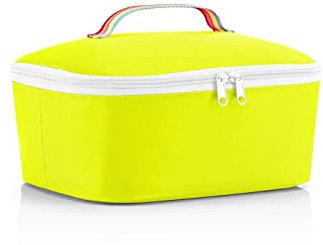 reisenthel coolerbag M pocket Kühltasche mit Obermaterial aus recycelten PET-Flaschen Ideal für das Mittagessen unterwegs, Couleur:pop lemon