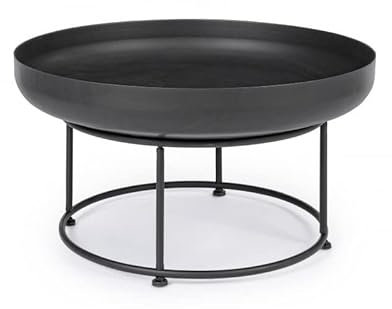 Decorspace Braciere basso da Giardino Efesto in acciaio verniciato decorazione moderna (Ø 80 X h 44 cm)
