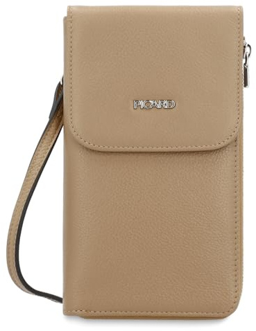 Picard Handytasche zum Umhängen Damen Anne | Handykette aus Leder mit 2 Kartenfächern gesichert durch Reißverschluss & Druckknopf | Elegant, Modern | Handy Umhängetasche | Alltag, Ausgehen