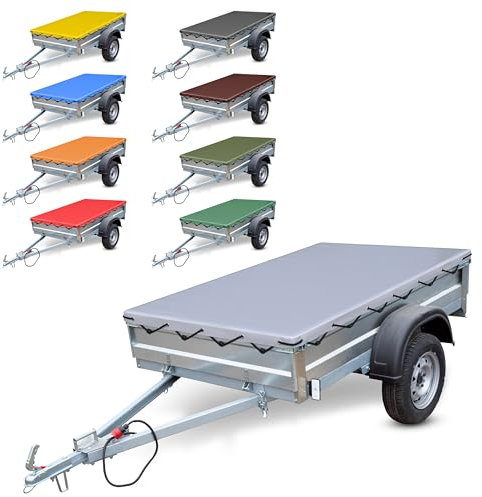 CSK-Team – Premium Anhänger Plane nach Maß – individualisierbar in 9 Farben – Anhängerplane – Starkes Material ca. 700g/m²