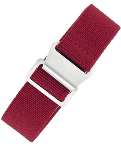 Nizonlaie Uhrenarmband Nylon Elastische Truppen Fallschirmfahrer Militärischer Uhrenarmbänder 18mm 20mm 22mm Haken-und-Schleife Premium gestreiftes Stoff Nylon Ersatz Uhr Armband für Männer Frauen