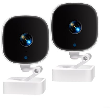 HomeVortex Hemsäkerhetskamera 1080P WiFi IP-kamera med nattvisioner, rörelsedetektion, tvåvägsljud, TF-kortförvaring, automatisk spårning för babymonitor
