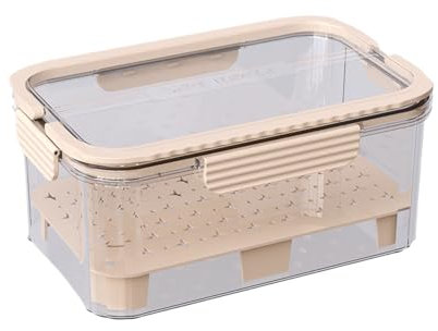 Contenitore per insalata da frigorifero – Contenitore portatile, scatola per insalata a stagna | Organizzatore alimentare multifunzione trasparente, pratica della cucina congelabile per frutta