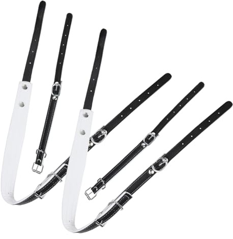 BAZEITFLOW Akkordeongurt Pu Ersatz Für Akkordeon Schwarz Weiß 165cm Strap Praktischer Druckreduzierender Akkordeon Schultergurt Für Musikalische Auftritte