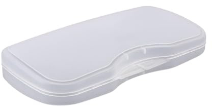 Funda rígida de plástico PVC transparente mate para gafas de sol, caja de protección portátil para gafas, caja de protección mate para gafas para mujeres y hombres (blanco)