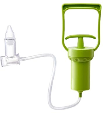 Manuell nässugare för barn – silikonspets anti-återflöde aspirator, mild slemsugpump, mjuk näsrengöring verktyg, hygienutrustning – för pojkar flickor barnkammare resor hem