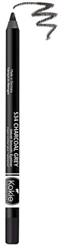 KOKIE Cosmetics - Velvet Smooth Eyeliner Charcoal Grey - 0.042 oz. (1.2 g)