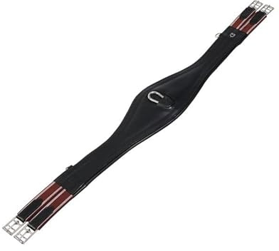 Equestro sottopancia in Cuoio - 120 cm, Nero