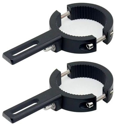 HQTS 2 Stück Motorrad Scheinwerfer Halterung Universelle Scheinwerfer Halterungen Motorrad-Lichthalterung, 38mm-60mm