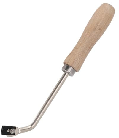 Couteau à Rainurer le Sol en Plastique PVC, Couteau à Rainurer le Sol en Bois de Hêtre, Gouge à Rainurer le Sol en Acier, Outils de Revêtement de Sol avec 3 Lames