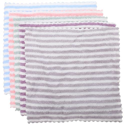 VALICLUD Lot de 5 Serviettes de Bain Ultra-Absorbantes en Microfibre pour Petits Animaux Couvertures pour Cobaye Doublures de Cage Colorées Taille Standard Séchage Rapide et Confort