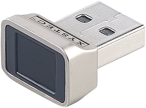 Xystec Fingerabdruckscanner: Finger-Abdruck-Scanner für Windows 7, 8, 8.1 & 10, mit 360°-Erkennung (USB Fingerabdrucksensor, USB Fingerabdruck Scanner, Zeiterfassung)