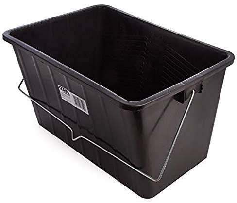Coral 73323 Essentials Pot à peinture en plastique avec poignée en métal 25 l