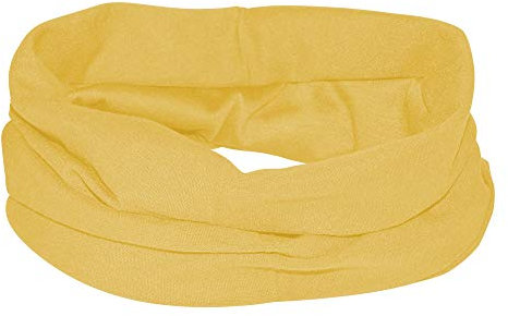 CN Outdoor Schlauchschal Mundschutz Schlauchtuch Schal Rundschal Multifunktionstuch Unisex (Gelb)
