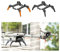 ZJRXM Erweiterte Fahrwerk Landegestell für DJI Air 2S/Mavic Air 2 Zubehör, Erweiterung Landefüße Landegestell Beine Landing Gear für DJI Air 2S/Mavic Air 2 (Grau)