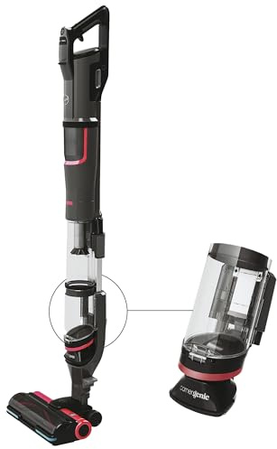 Hoover Aspiradora Escoba Sin Cable Potente con Corner Genie™ para Limpiar Todos los rincones, Cepillo Anti-Enredos, Luces LED [HFX]