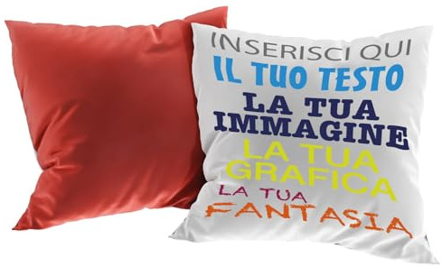 Gruppo Veneziano - cuscino personalizzato 40x40 con imbottitura - cuscino personalizzato con imbottitura - personalizza ora con testi , loghi o immagini - 100% made in italy