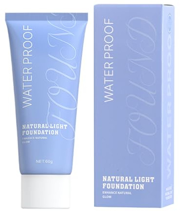 Natürliches Make-up Foundation,Voll deckend Mattierend Flüssig Concealer - Damen Makeup Foundation für Fettige, Trockene, Mischhaut und Empfindliche Haut