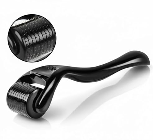 Derma Roller 0.25mm for Hair Growth| Beard Roller for Beard Growth| Beard Thickening & Skin Rejuvenation| 540 Titanium Microneedling Roller for Face Scalp Men Women Home Use.