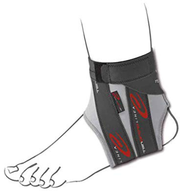 CAVIGLIERA ELASTICA CON FIBRA DI CARBONIO E TAPING INTEGRATO (L)