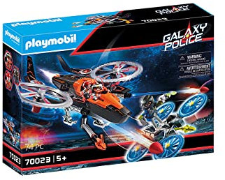 Playmobil Hélicoptère et Pirates de l'espace