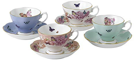 Miranda Kerr by Royal Albert 1056231 Teacup & Saucer Set, Fine Bone China, [Multiple]