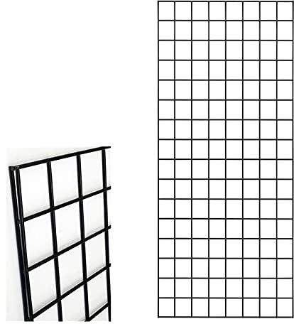 1 x 6FT GRID MESH PANEL MESH BLACK DISPLAY PANEL (Size: 6ft H x 2ft W) 3624404941959