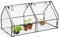 Relaxdays Folienfrühbeet, HxBxT: 92 x 180 x 92 cm, 2 Türen, Frühbeet & Aufzucht, Gewächshaus, PVC Folie, transparent