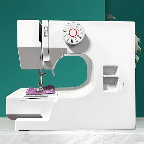 Symaskin, Mini Symaskin Portabla Elektriska Symaskiner, 12 Sömmar Symaskin Med Led -ljus, Sömnadstillbehör, Perfekt För Kläder, Kuddväskor, Lakan