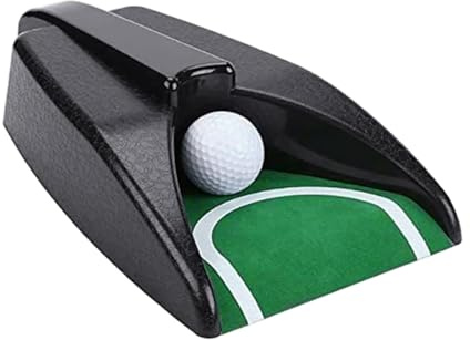 Putt Master Device - Gobelet de golf automatique pour améliorer les coups | Système de retour pliable avec base stable, aide à l'alignement précis pour débutants, passionnés, hommes et femmes, 16