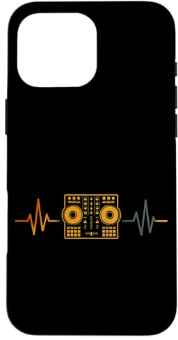 Contrôleur DJ Heartbeat Line Conception de producteur de Coque pour iPhone 16 Pro Max