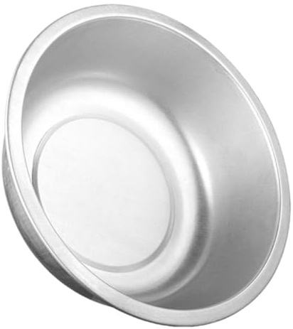 MUSISALY Thickened Aluminum Wash Basin Vegetable Washing Pot Round for Kitchen Use Silver with Easy Storage and Convenient to Use Features, and Rice Cleaning for Fruit, Vegetable