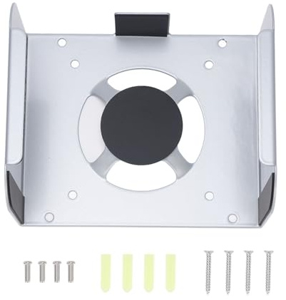 Annadue Bordshållare Aluminiumlegering Stand Mount för Mac Mini M4 Stationär Dator med M4 Chip