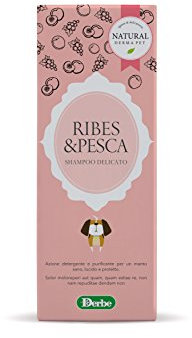 Natural Derma Pet Shampoo Profumato per Cani Ribes e Pesca – Azione Detergente e Purificante per un Manto Sano, Lucido e Profumato – 200 ml – Made in Italy