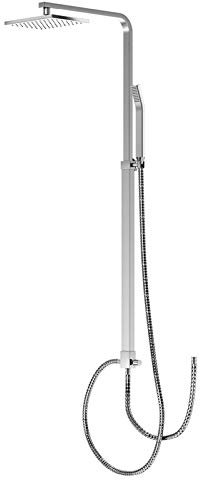 Steinberg Serie 120 Conjunto de ducha con ducha de lluvia y teleducha