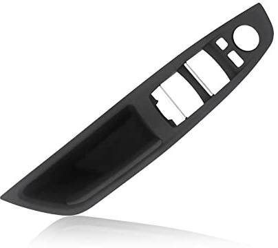 DWVV F10 F11 Inre dörrhandtag kontrollpanel vänster ledning för BMW 5 serie 520 523 525 528 530 535 (vänster svart)