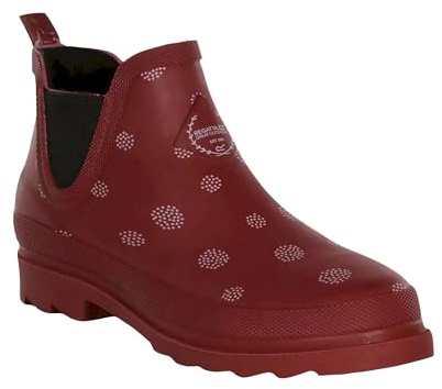 Regatta Womens/Ladies Harper Cosy Dotted Ankle Galoshes (9) (Cabernet)