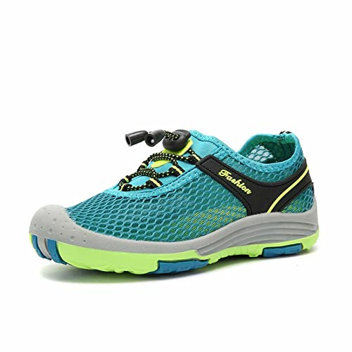 Mooyii Kids Hiking Shoes Boy's Trekking Sandals Swimming Shoes Breathable Waterproof Barefoot Shoes Children's Mesh Non-slip Hiking Shoes Light Soft Sports Shoes Running Shoes