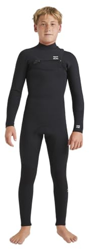 Billabong Traje de Neopreno GBS con Cremallera en el Pecho 5/4S Foil CZ GBS Full Niño Negro 10