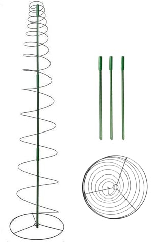 Trellis para Plantas Trepadoras Exterior,Soporte para Plantas De Interior En Maceta | Obelisco De Vegetales con Altura Regulable para Flores Y Judías