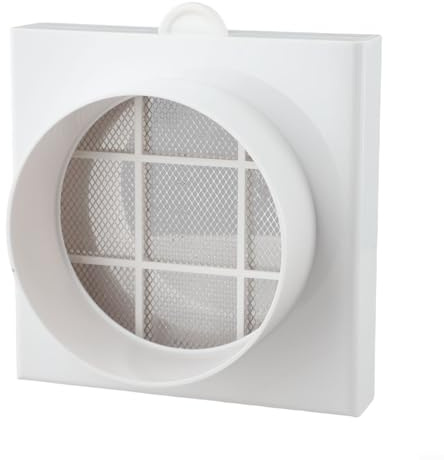 Filtre à air pour conduit de ventilation pour tuyau en PVC PE Tube en aluminium Dépoussiérage Système d'air frais Boîte de filtre à insectes (110 mm)
